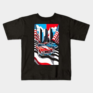 New York American Flag Kids T-Shirt